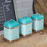JTF  Fearne Canisters Set of 3 Peacock