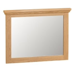 Hindsley Small Oak-Frame Wall Mirror £132.99