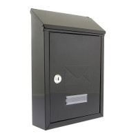 RobertDyas  Sterling Avon Compact Post Box - Black