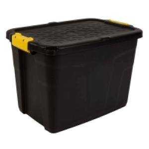 60L Strata Heavy Duty Black Box & Clip Lid £12.99