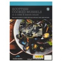 Ocado  Scottish Mussels in Cider & Bacon Sauce