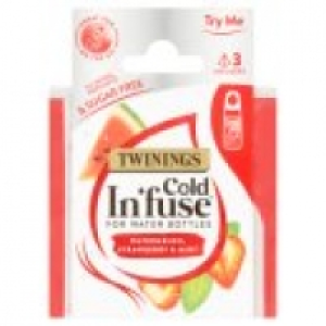 Asda Twinings Cold Infuse for Water Bottles Watermelon, Strawberry & Mint 