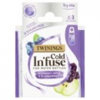 Asda Twinings Cold Infuse for Water Bottles Blueberry, Apple & Blackcurran