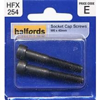 Halfords  Halfords Socket Cap Screws M6 x 40 HFX254