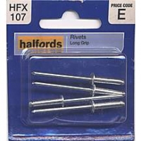 Halfords  Halfords Rivets - Long Grip (HFX107)