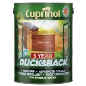 Cuprinol 5 Year Ducksback Rich Cedar 5L &pound;7.50