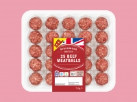 Lidl  Birchwood 25 British Beef Meatballs