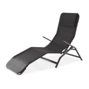 Grey Reclining Sun Lounger £29.99