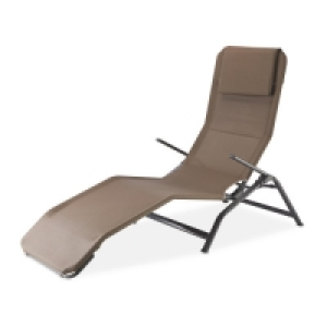 Taupe Reclining Sunlounger £29.99