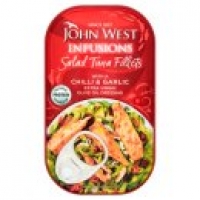 Asda John West Infusions Salad Tuna Fillets with a Chilli & Garlic