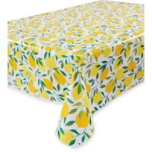 Lemon Printed PVC Tablecloth