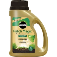 Wilko  Miracle-Gro Patch Magic Grass Seed Feed & Coir Shaker 1.015k