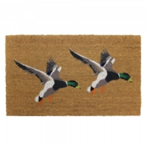 JVL Doormat Latex Coir Duck 33.5x60cm