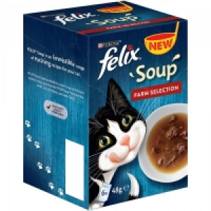 Purina Felix Soup Farm Selection 6x48g