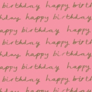 Birthday Wrap Pink 2M