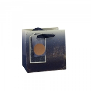 Gift Bag Ombre Confetti Navy XS