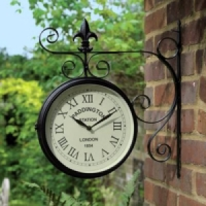Charles Bentley Paddington Double Sided Metal Wall Clock - B £24.99