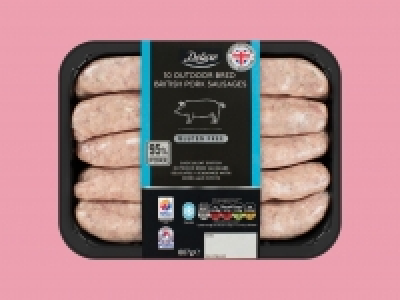 Deluxe 10 Outdoor Bred British Pork Sausages £2.49