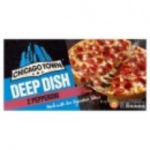 2 Deep Dish Pepperoni Pizzas £1.00