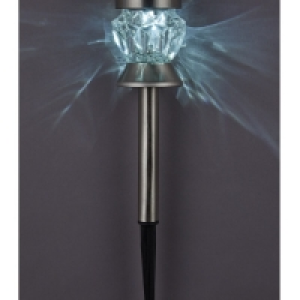 Crystal Glass Solar Stake light &pound;2.99