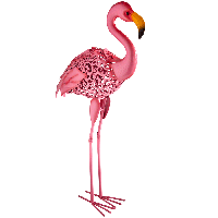RobertDyas  Smart Solar Silhouette Flamingo