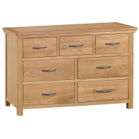 RobertDyas  Hindsley Ready Assembled 7-Drawer Wide Chest of Drawers