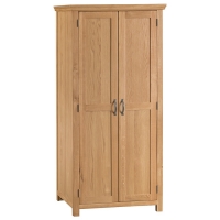 RobertDyas  Hindsley 2-Door Full Hanging Oak Wardrobe