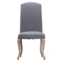 RobertDyas  Set of 2 Luxury Dining Chairs - Grey