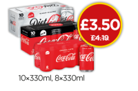 Budgens  Diet Coke, Coke Zero, Coca Cola Classic