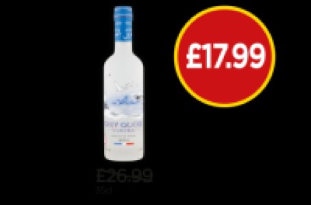 Grey Goose Vodka &pound;26.99