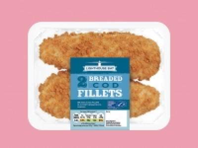 Lighthouse Bay 2 Breaded Cod Fillets £1.49