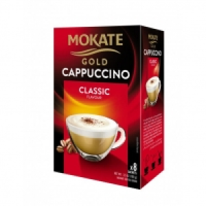 MOKATE GOLD CAPPUCCINO CLASSIC 8 SACHETS £0.69