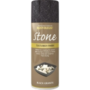 Rust-Oleum Black Granite Stone Textured Finish Spray Paint 4 £6.00