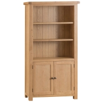 RobertDyas  Graceford Large Fully Assembled Oak Bookcase