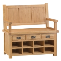 RobertDyas  Graceford Ready Assembled Large Hall Bench