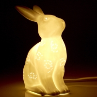 RobertDyas  Kids Ceramic Rabbit Night Light