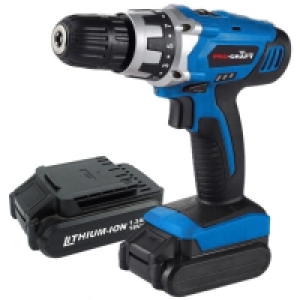 Pro-Craft by Hilka 18V Li-Ion Cordless Drill with 2 Battery  £34.99