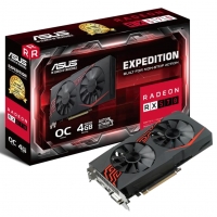 Overclockers Asus Asus Radeon RX 570 Expedition OC 4096MB GDDR5 PCI-Express Gr