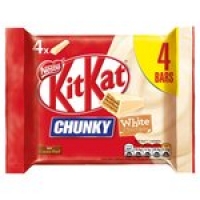 Morrisons  Kit Kat Chunky White Chocolate 4 Bars
