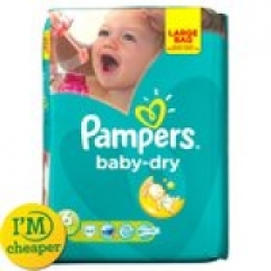 Pampers Baby Dry Size 6 Extra Large 15 £9.00
