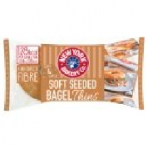 4 Soft Seeded Bagel Thins £0.80