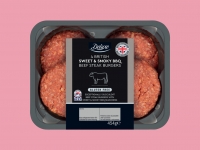 Lidl  Deluxe 4 Sweet and Smoky BBQ Beef Steak Burgers