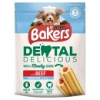 Asda Bakers Dental Delicious Medium Dog Chews Beef
