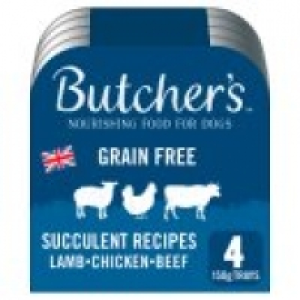 Butchers Succulent Recipes Grain Free Dog Food Trays