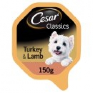 Cesar Classics Turkey and Lamb Loaf Wet Adult Dog Food Tray