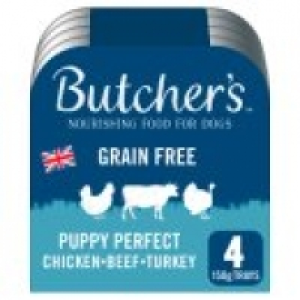 Butchers Puppy Perfect Grain Free Dog Food Trays
