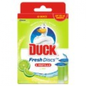 Asda Duck Active Citrus Fresh Disc Refills Cageless Toilet Rimblock