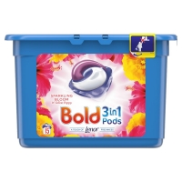Wilko  Bold 3in1 Pods Sparkling Bloom & Yellow Poppy Wash Capsules 