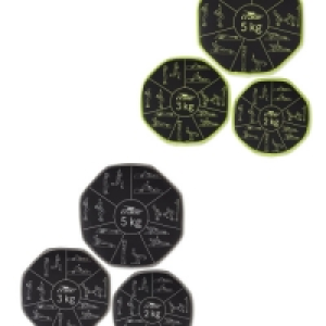 3 Piece Soft Weight Plate Set