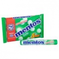 Asda Mentos Spearmint Chewy Candy Sweets 5 Pack